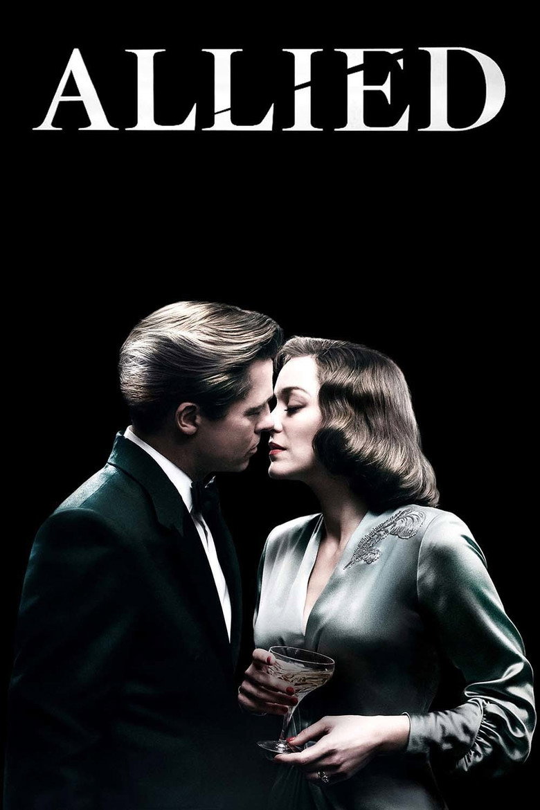Allied movie poster used as film imagery for the Max Vatan guide