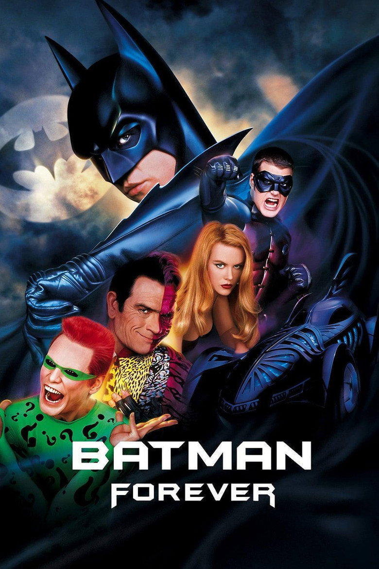 Batman Forever movie poster used as film imagery for the Harvey Two-Face guide