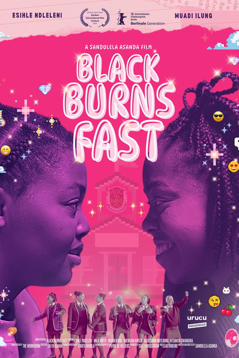 Black Burns Fast movie poster