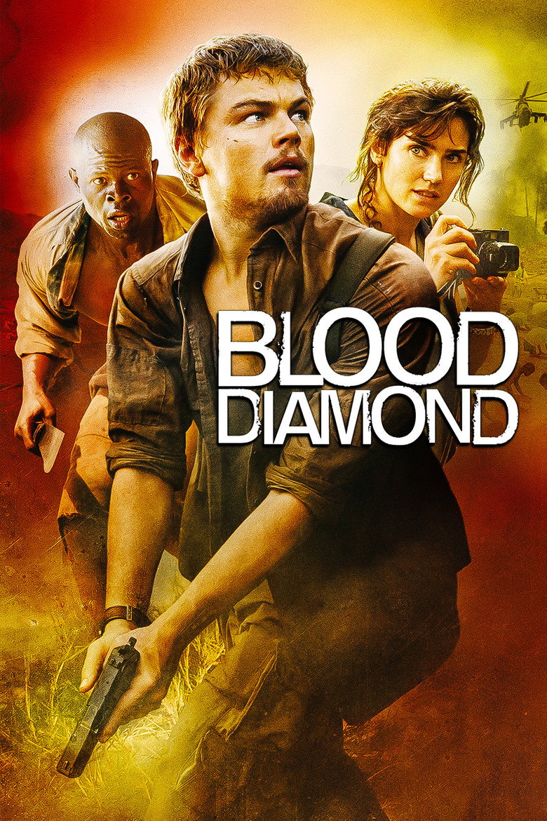 Blood Diamond movie poster used as film imagery for the Danny Archer guide