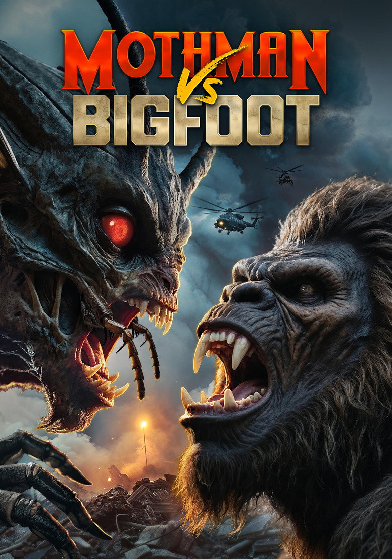 Mothman Vs Bigfoot movie poster