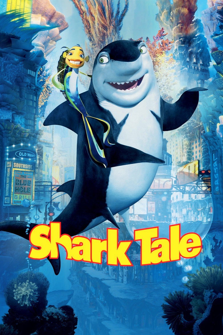 Shark Tale movie poster used as film imagery for the Angie guide