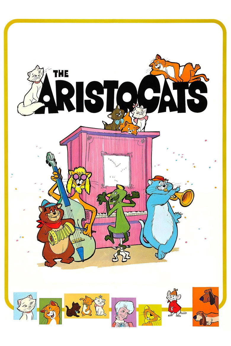 The Aristocats movie poster used as film imagery for the O'Malley guide