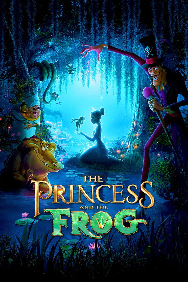 The Princess and the Frog movie poster used as film imagery for the Tiana guide