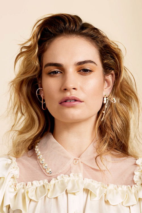 Lily James portrait